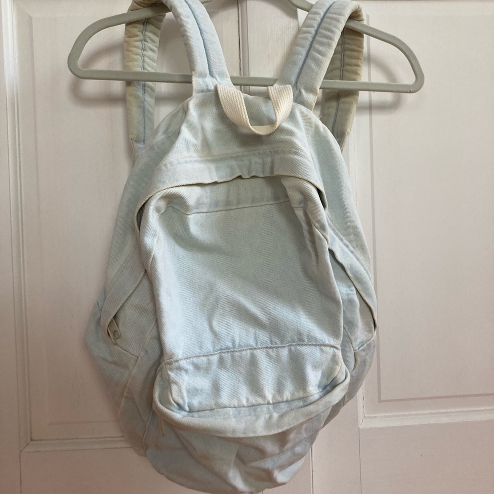 American Apparel vintage denim backpack